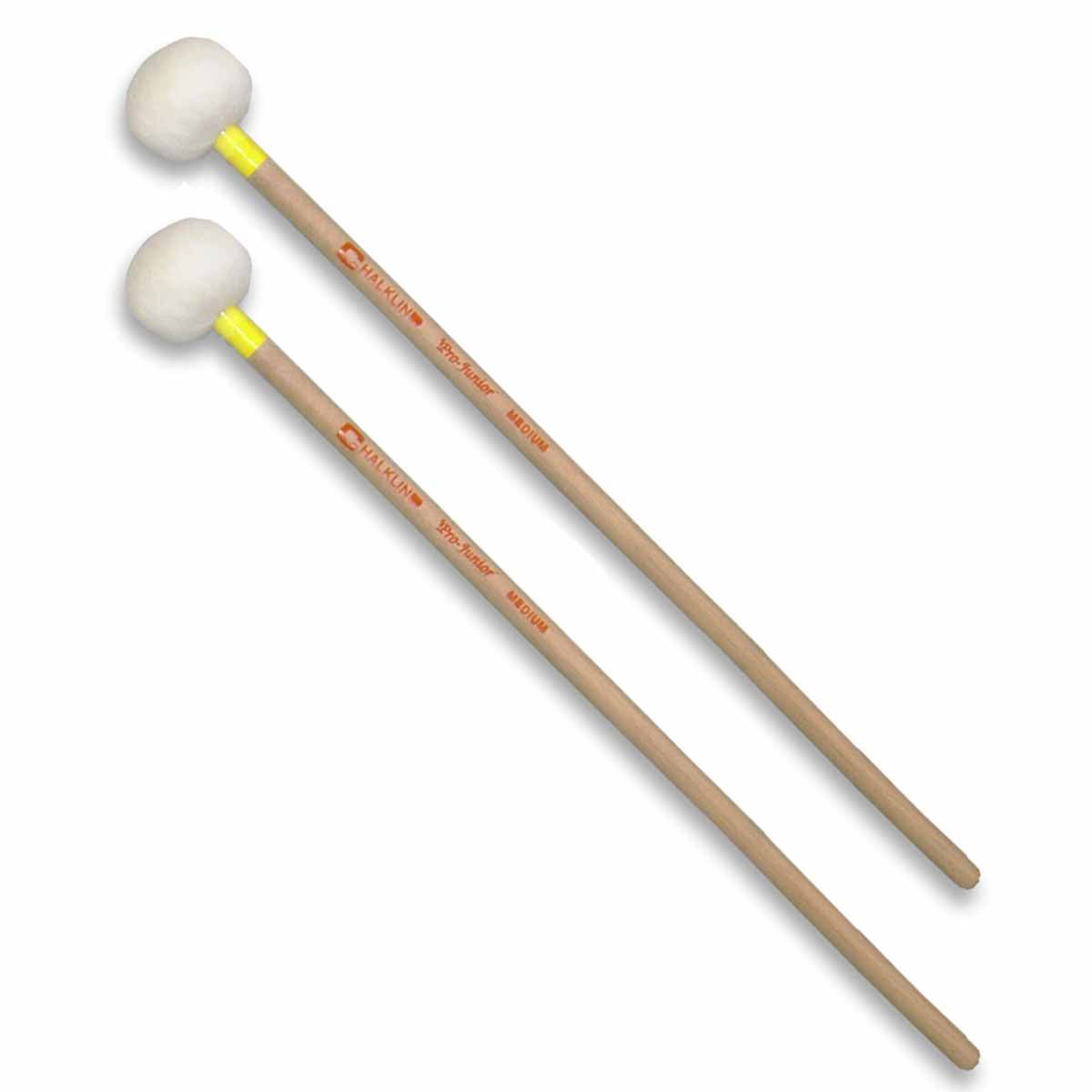 Chalklin PJ2 Sewn Felt Timpani Mallets - Medium