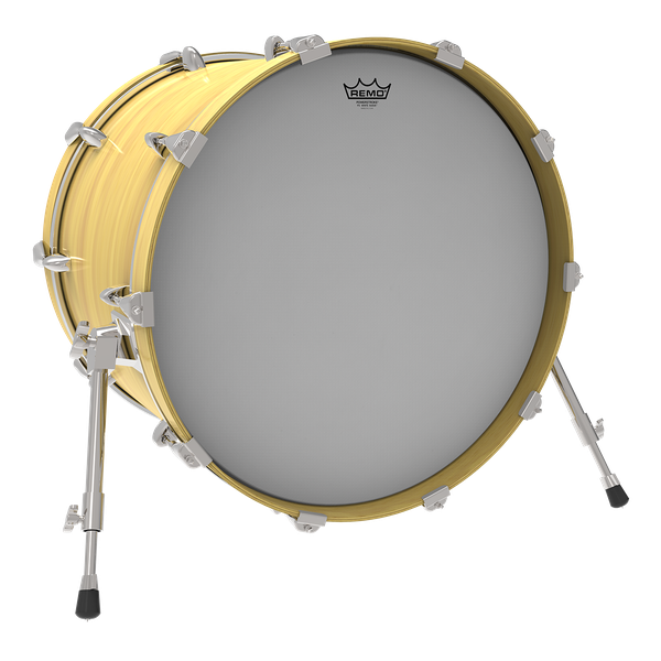 Remo Powerstroke P3 Bass Drum Heads - Smooth White (No Stripe)