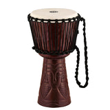 Meinl Professional African Style Rope Tuned Djembe - African Queen Carving