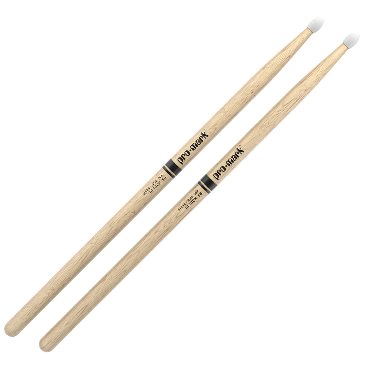 Pro-Mark Classic Attack 5B Shira Kashi Oak - Nylon Tip