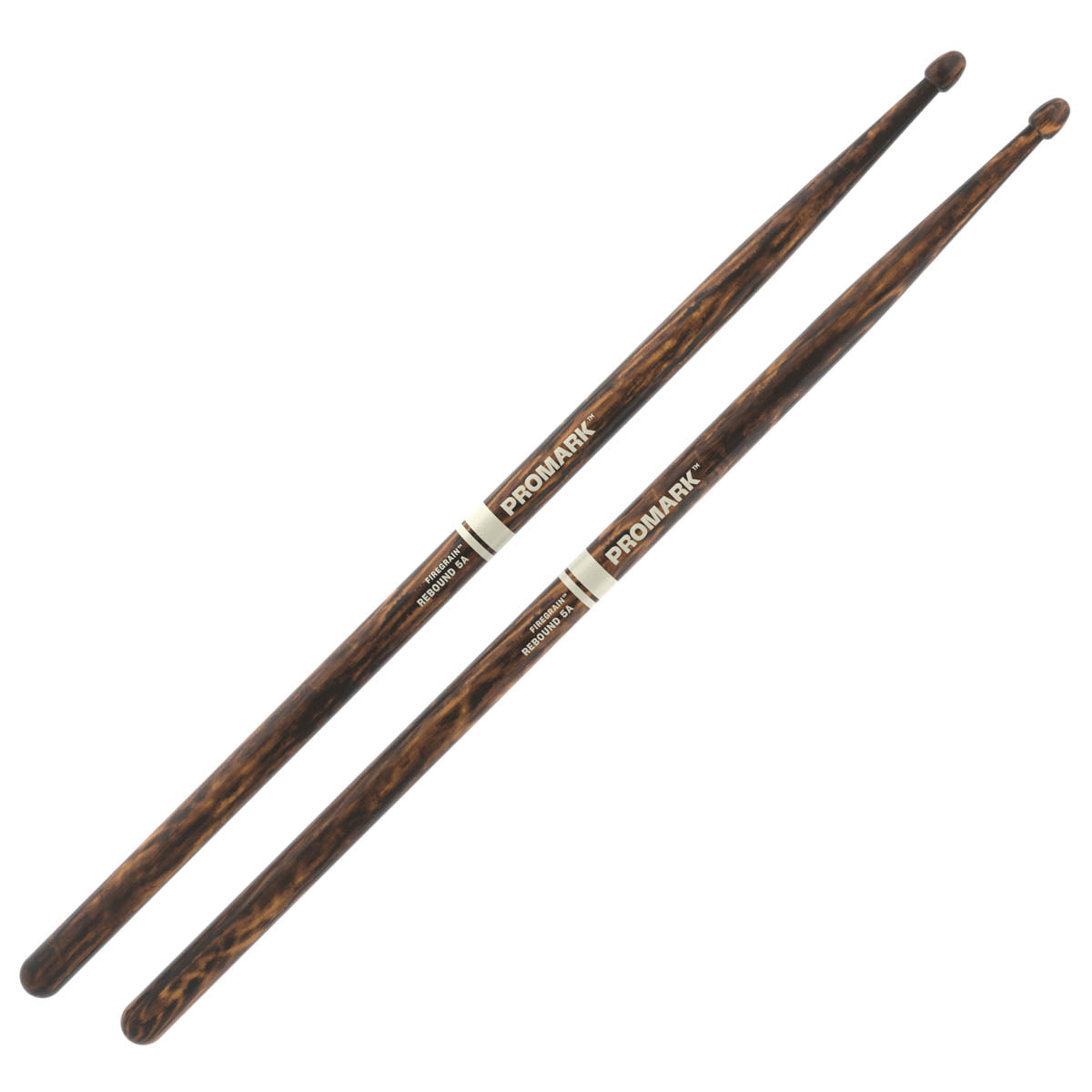 Pro-Mark Rebound FireGrain 5A Hickory Drum Sticks - Wood Tip