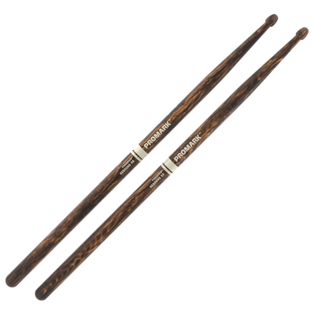 Pro-Mark Rebound FireGrain 5B Hickory Drum Sticks - Wood Tip