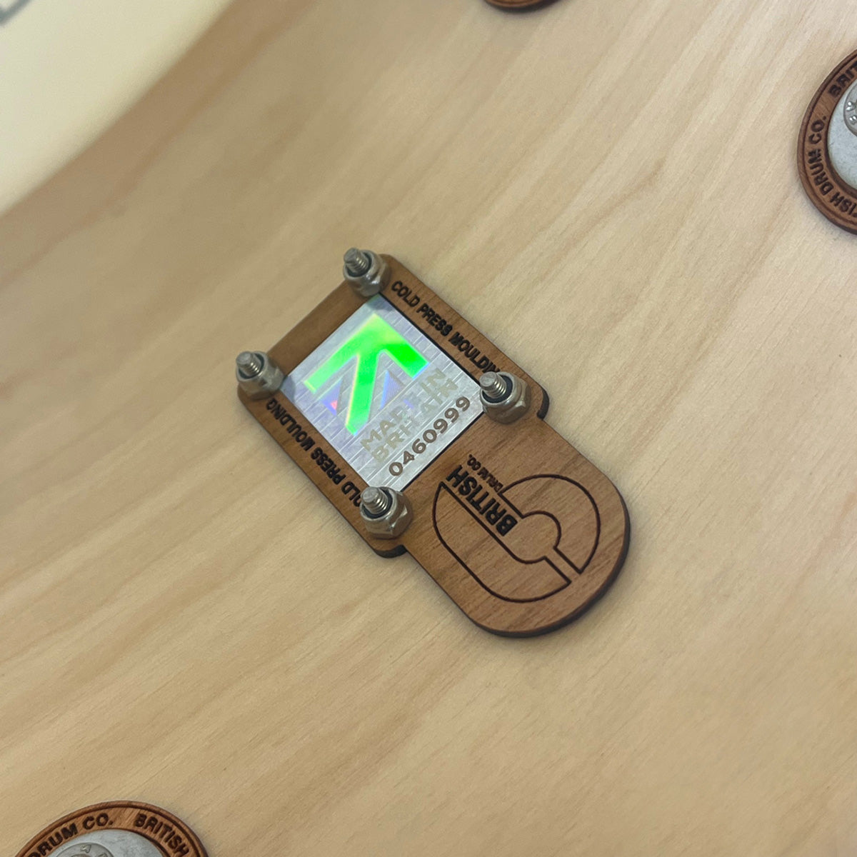 British Drum Company 14"x6" Raven Snare Drum