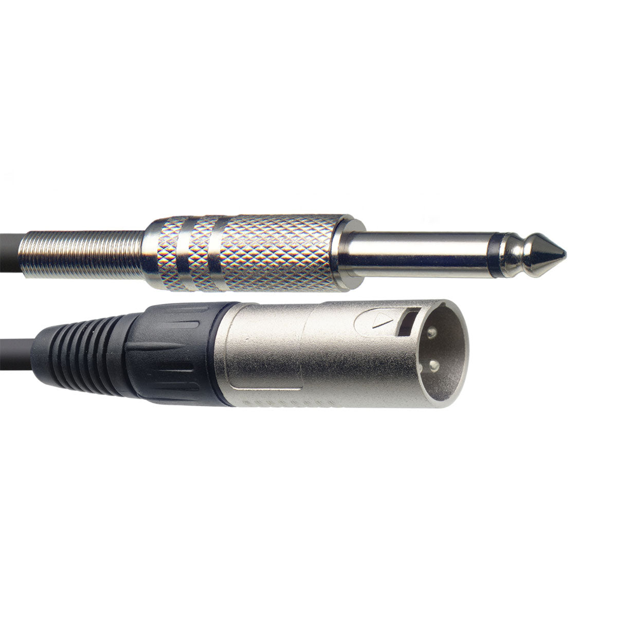 Stagg S-Series Audio Cable - Unbalanced 1/4" Jack Plug to Male XLR