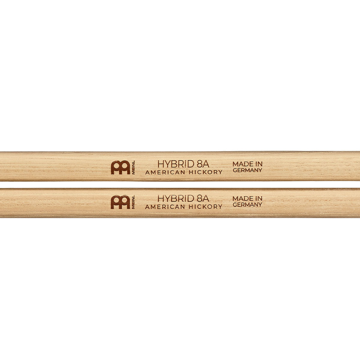 Meinl Hybrid 8A Wood Tip Hickory Drumsticks