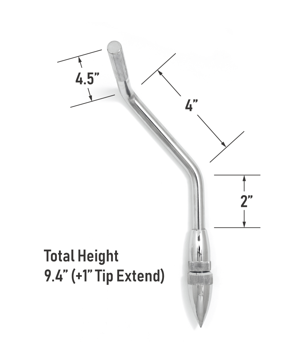 Gibraltar SC-GWS105 Gull Wing Bass Drum Spurs - 10.5mm (Pack of 2)
