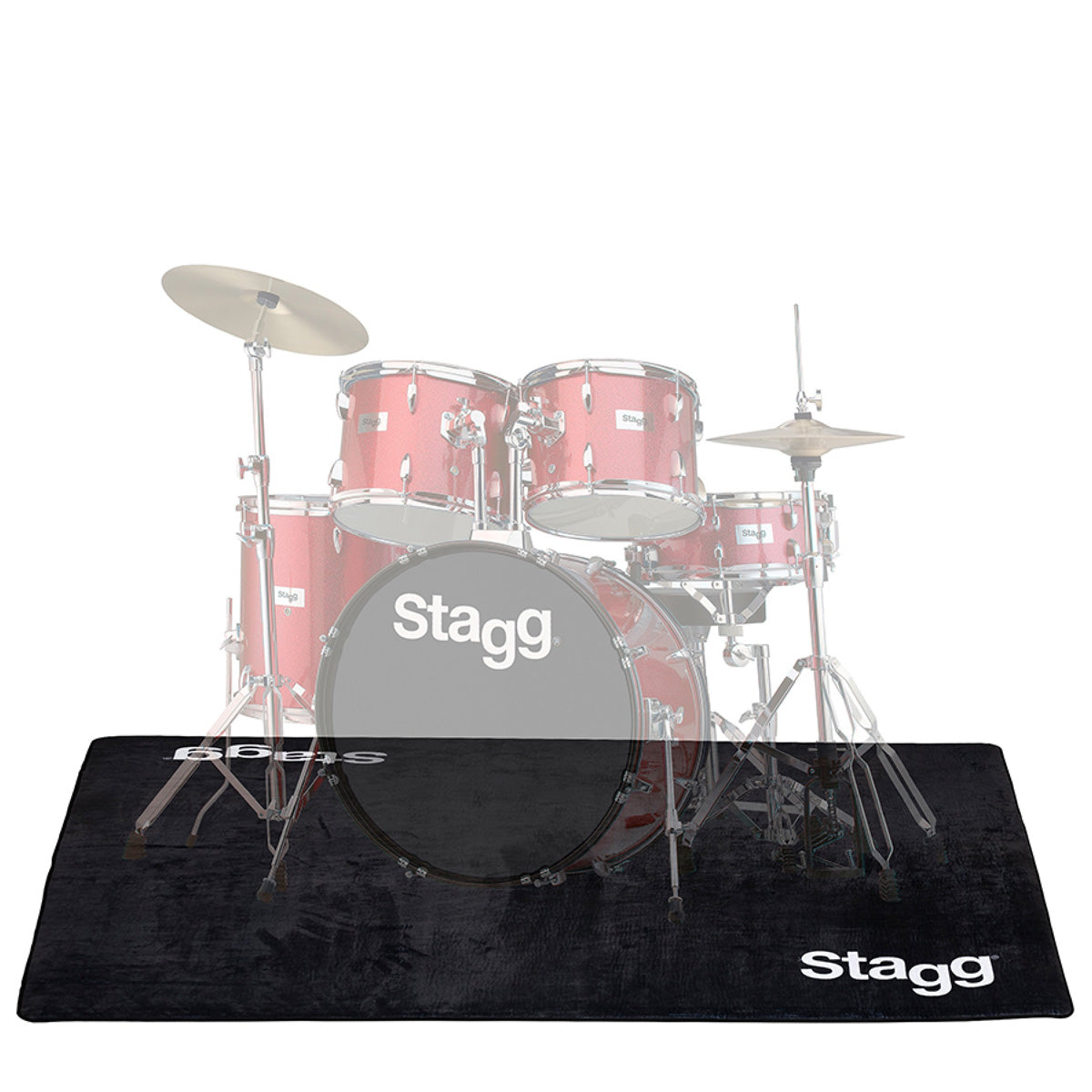 Stagg Drum Carpet - 2m x 1.6m