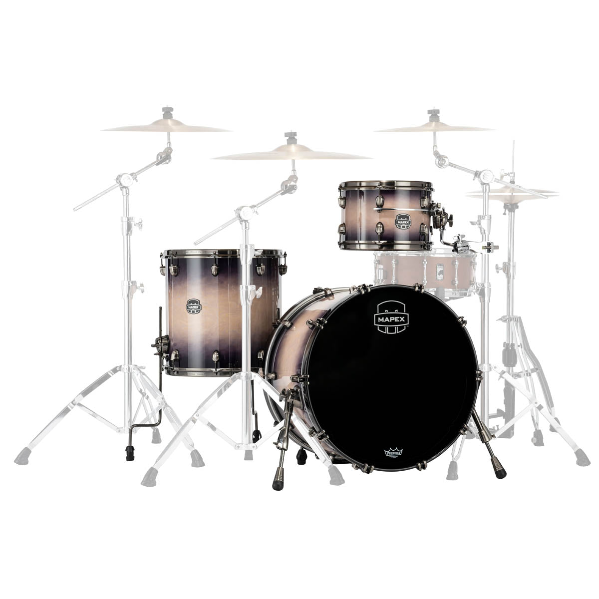 Mapex Saturn Evolution Hybrid Exotic 3 Piece 22" Fusion Shell Pack