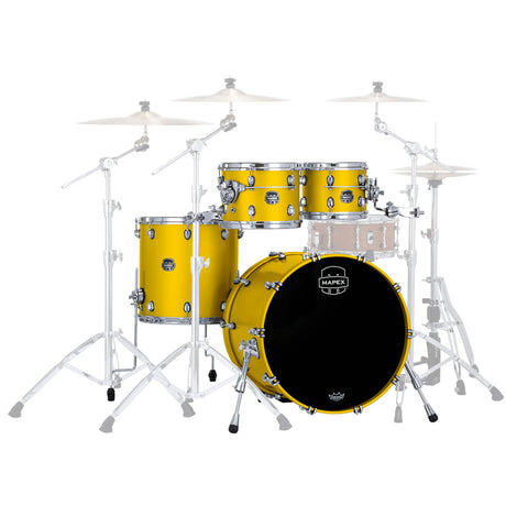 Mapex Saturn Evolution Birch/Walnut 4 Piece 22" Fusion Shell Pack (Short Stack)