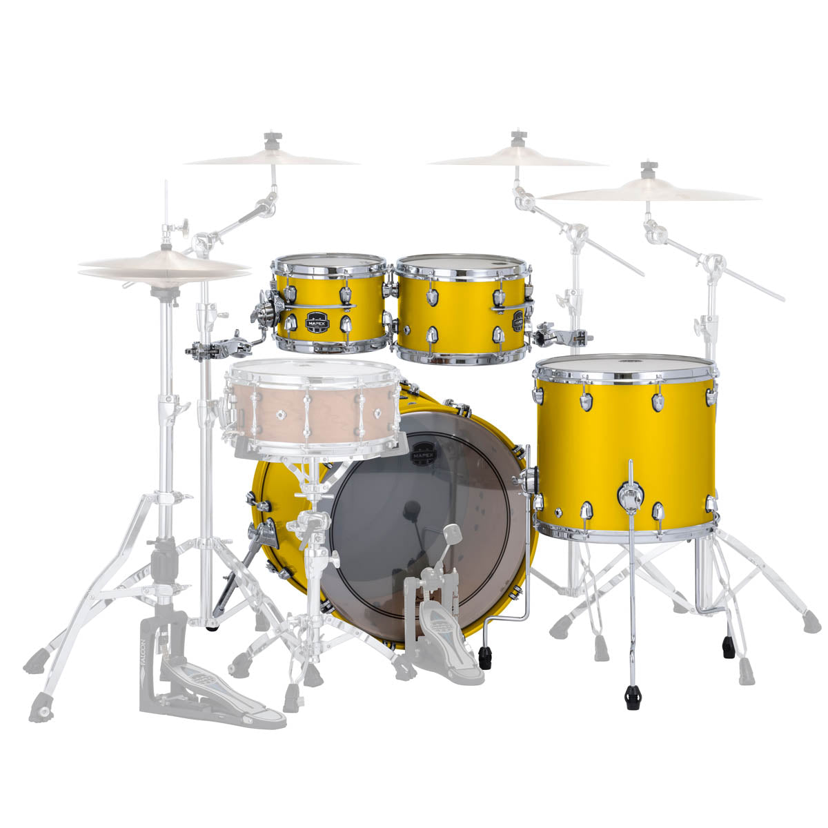 Mapex Saturn Evolution Maple/Walnut 4 Piece 22" Fusion Shell Pack (Short Stack)