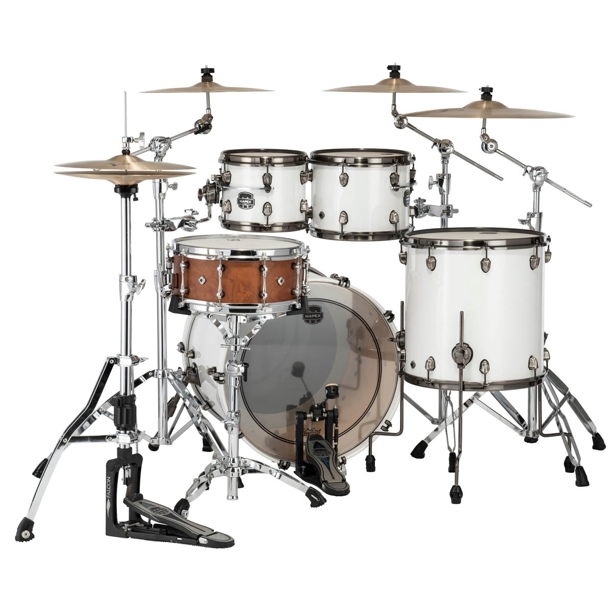 Mapex Saturn Evolution Maple/Walnut 4 Piece 22" Fusion Shell Pack
