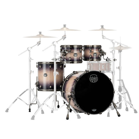 Mapex Saturn Evolution Birch/Walnut Exotic 4 Piece 22" Fusion Shell Pack