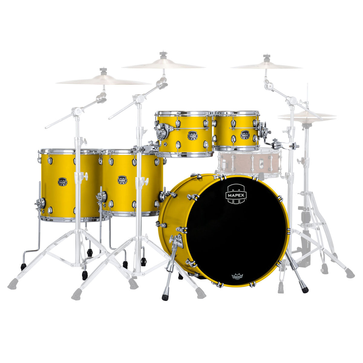 Mapex Saturn Evolution Birch/Walnut 5 Piece 22" Fusion Shell Pack