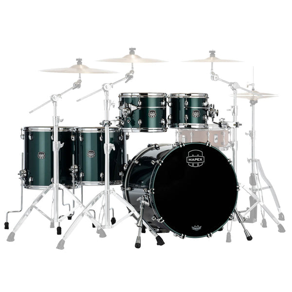 Mapex Saturn Evolution Birch/Walnut 5 Piece 22" Fusion Shell Pack