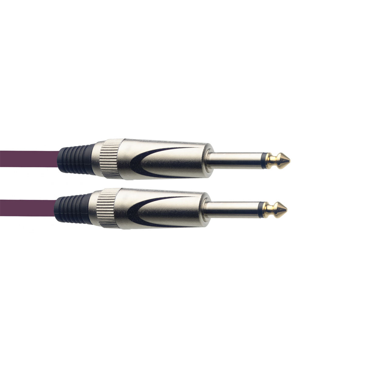 Stagg S-Series Deluxe Coloured Instrument Cable - 1/4" Jack Plug To 1/4" Jack Plug