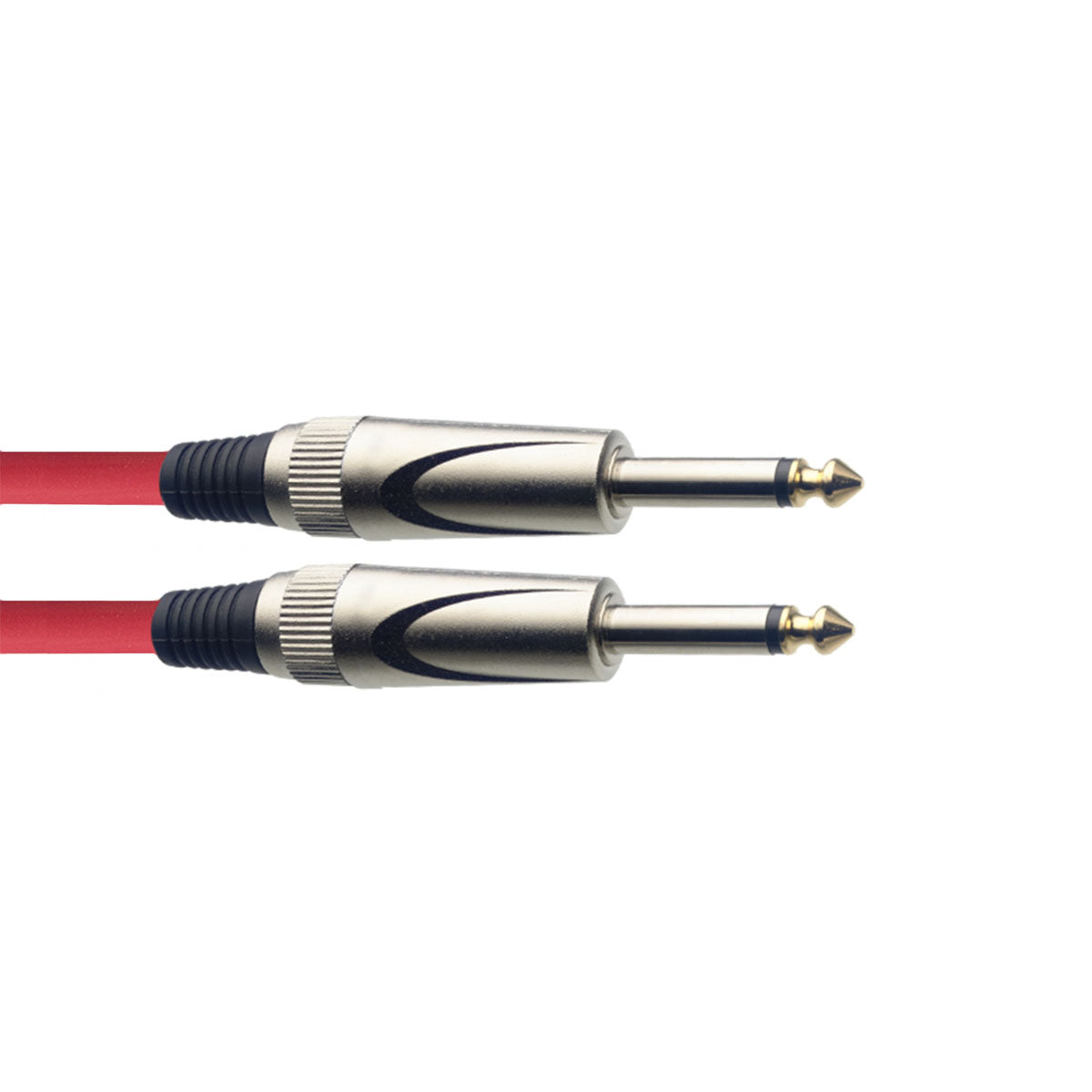 Stagg S-Series Deluxe Coloured Instrument Cable - 1/4" Jack Plug To 1/4" Jack Plug