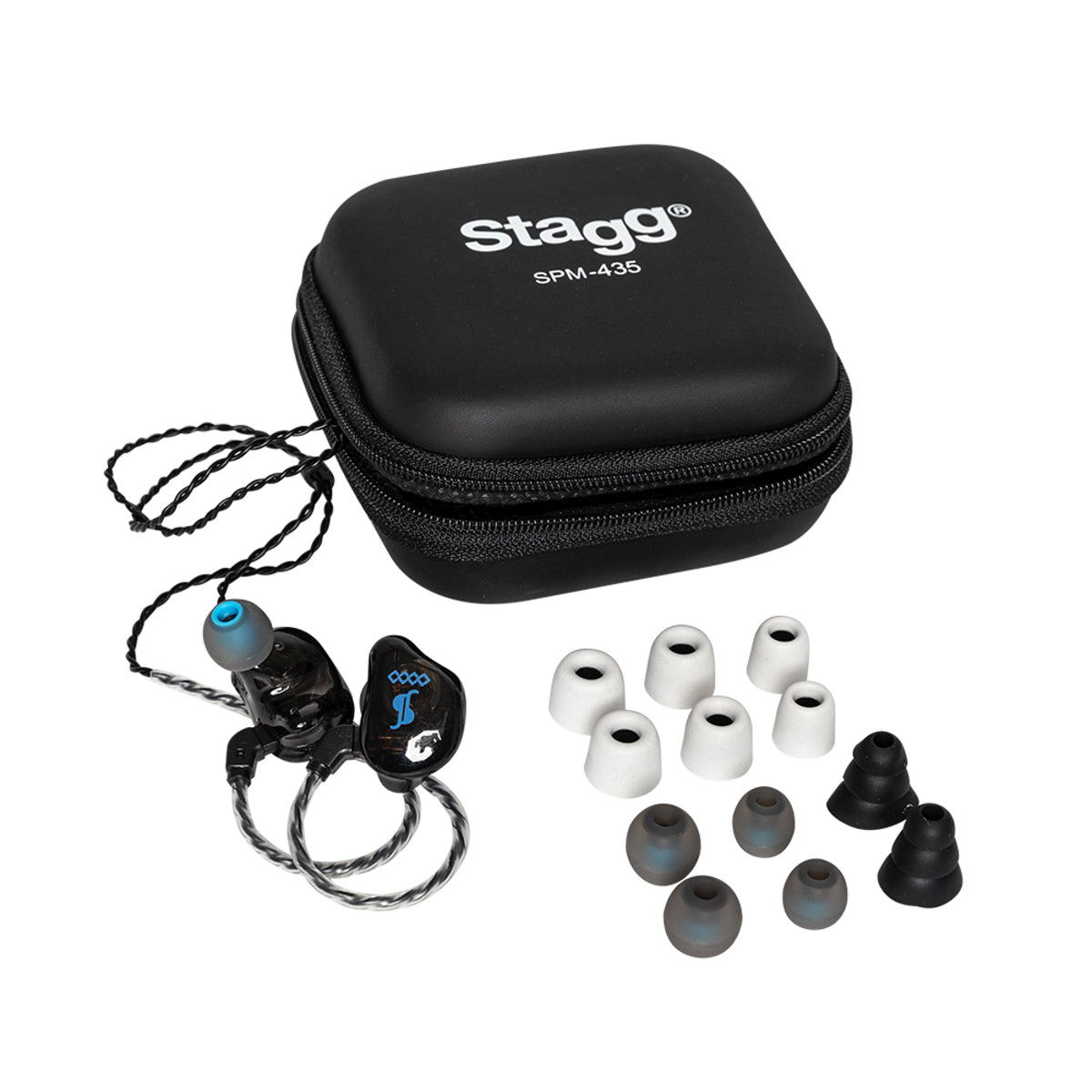 Stagg 4-Driver In-Ear Monitors in Black