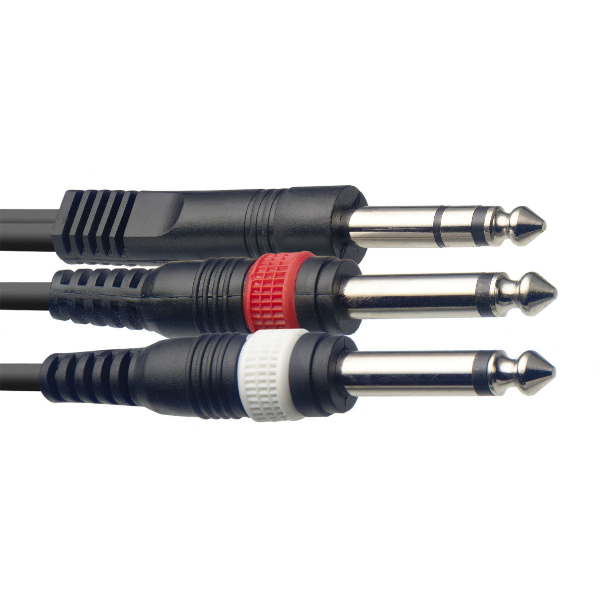 Stagg S-Series Y-Cable - Stereo 1/4" Jack Plug To 2 x 1/4" Mono Jack Plugs