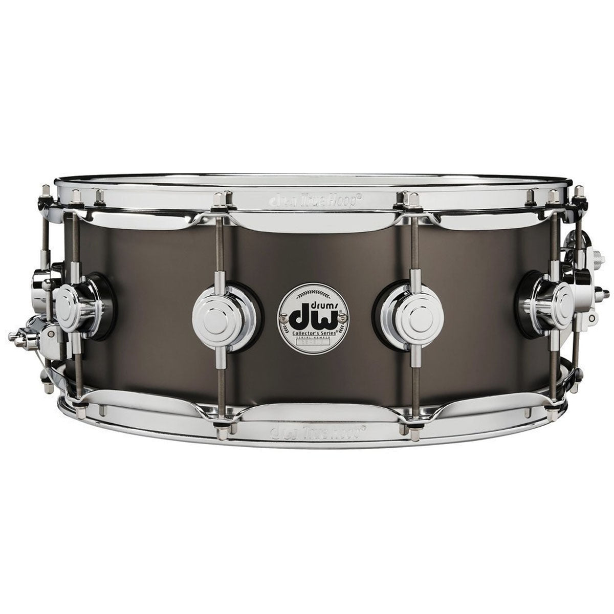 DW Collector's Series 14"x5.5" Satin Black Over Brass Snare