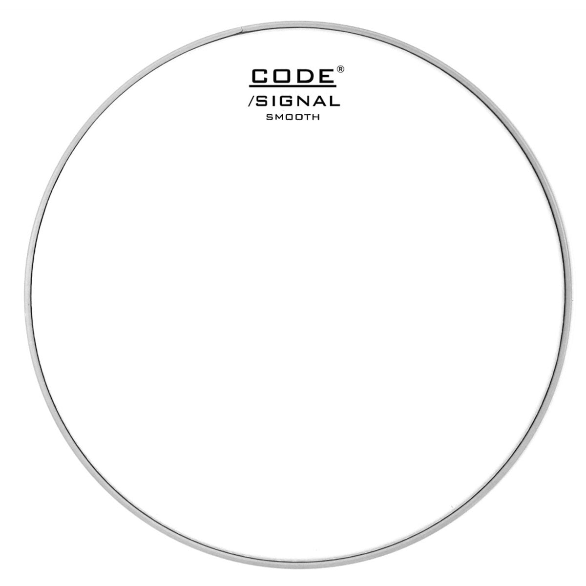 Code Signal Drum Heads - Smooth White