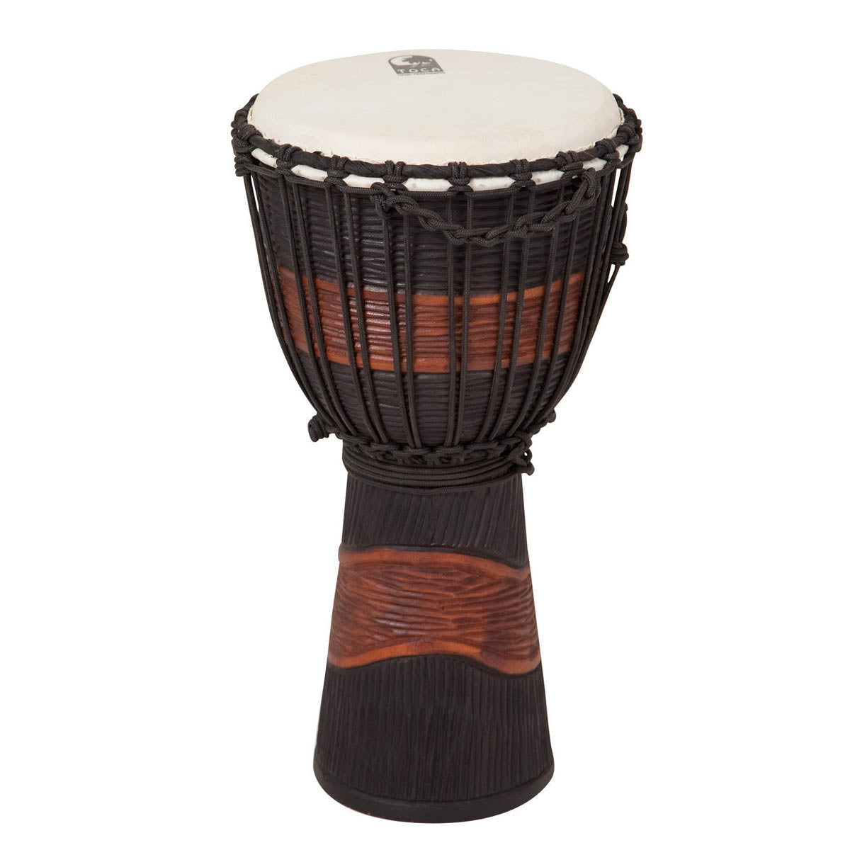 Toca Street Series Rope Tuned 10’’ Djembe - Brown/Black
