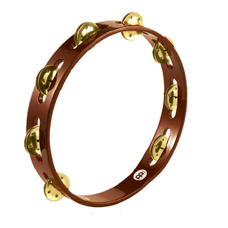Meinl Traditional 10" Wood Tambourine in Antique Brown - Single Row