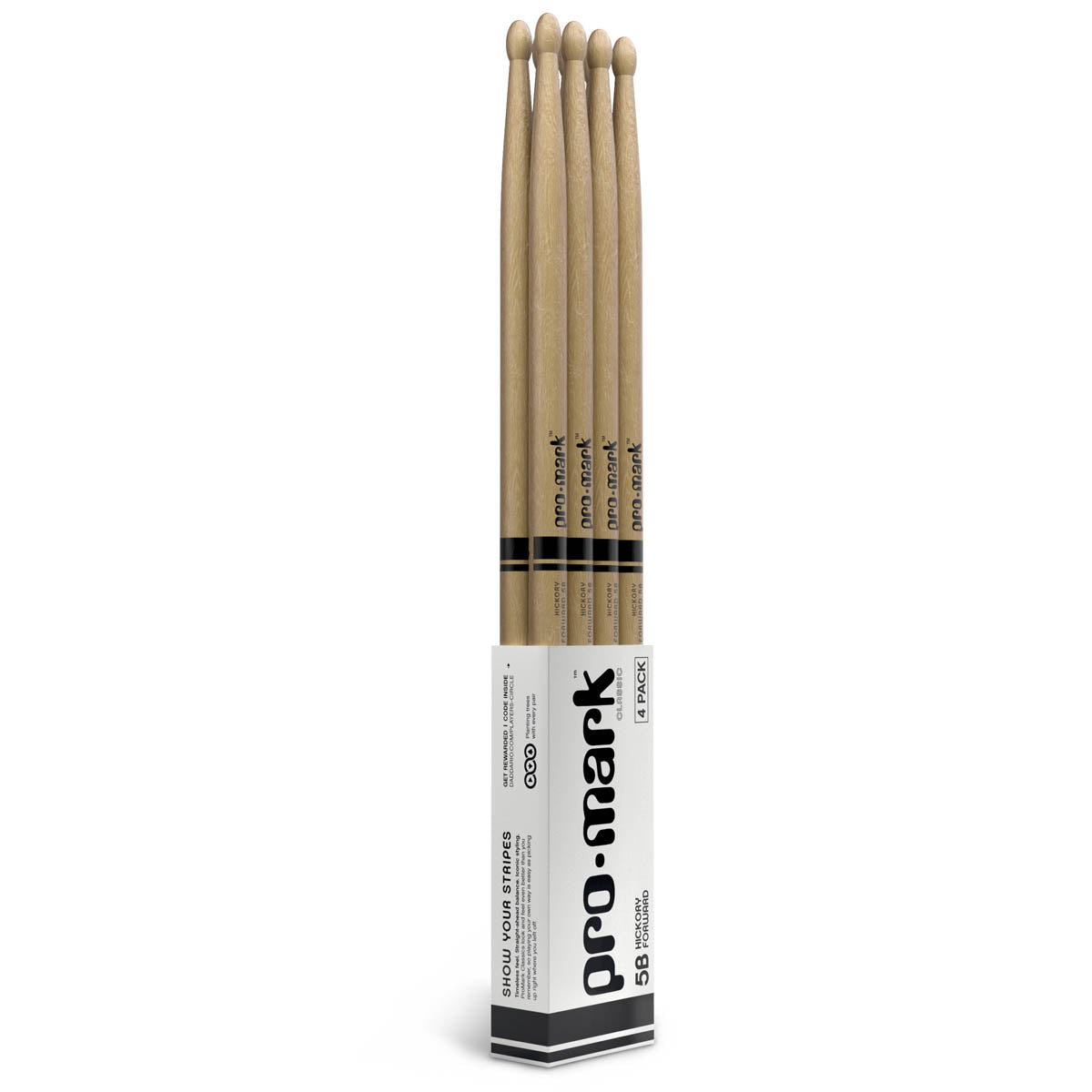 Pro-Mark Classic 5B Hickory - Wood Tip