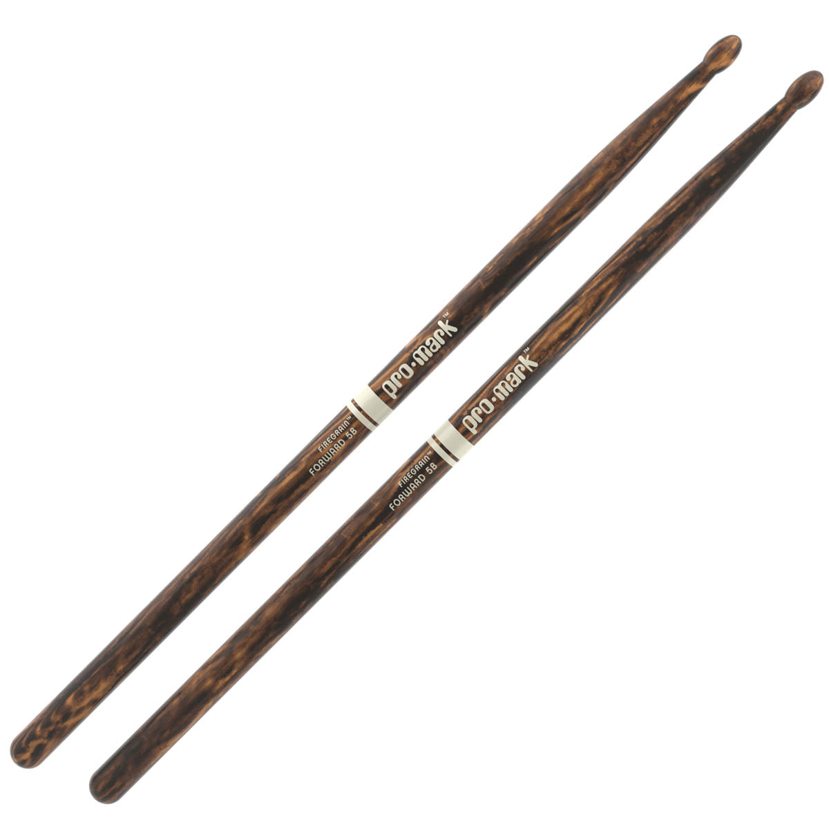 Pro-Mark Classic FireGrain 5B Hickory Drum Sticks - Wood Tip