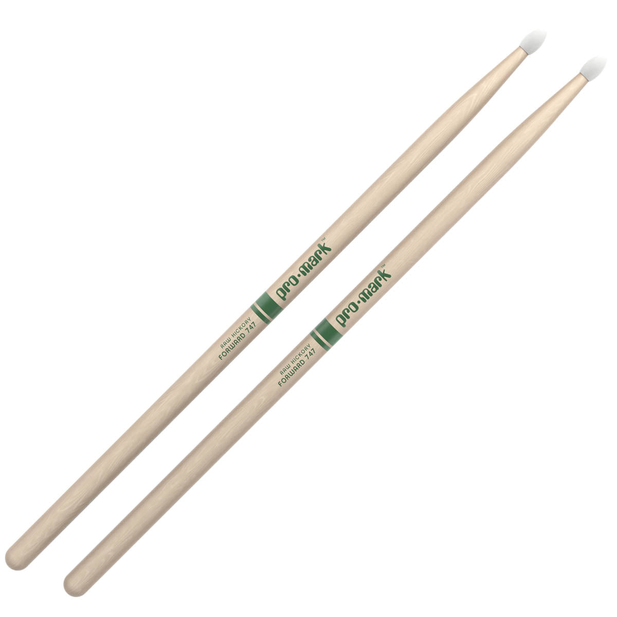 Pro-Mark Classic 747 Raw Hickory - Nylon Tip