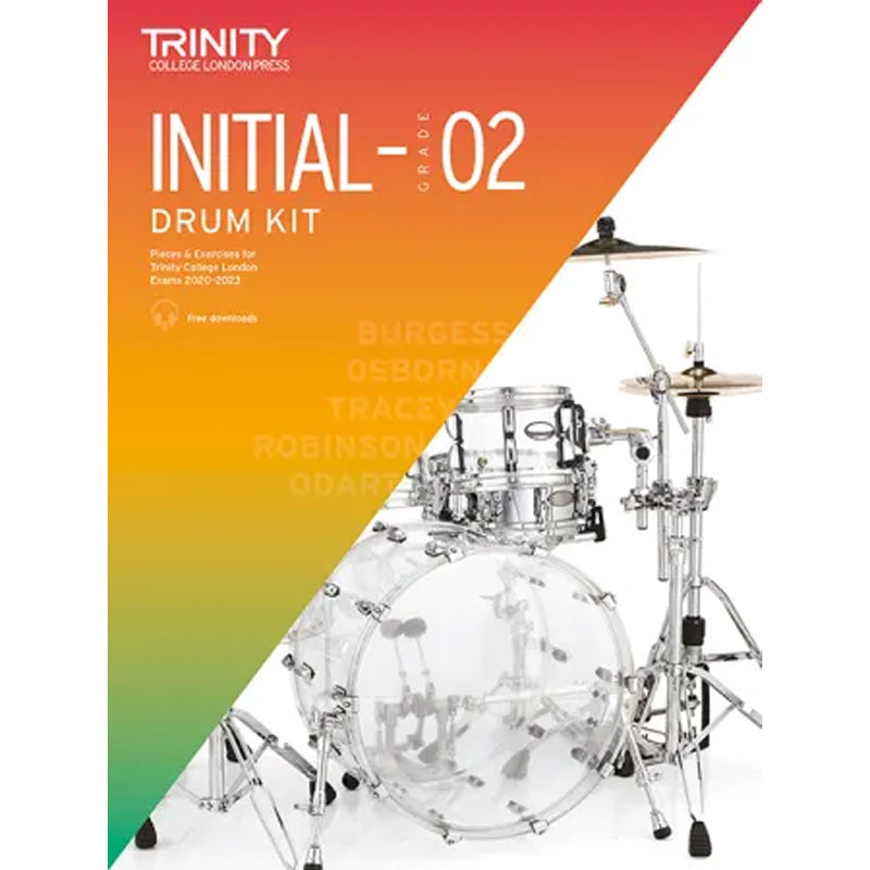 Trinity College London Drum Kit - Grade Initial - 2 (2020-2023)