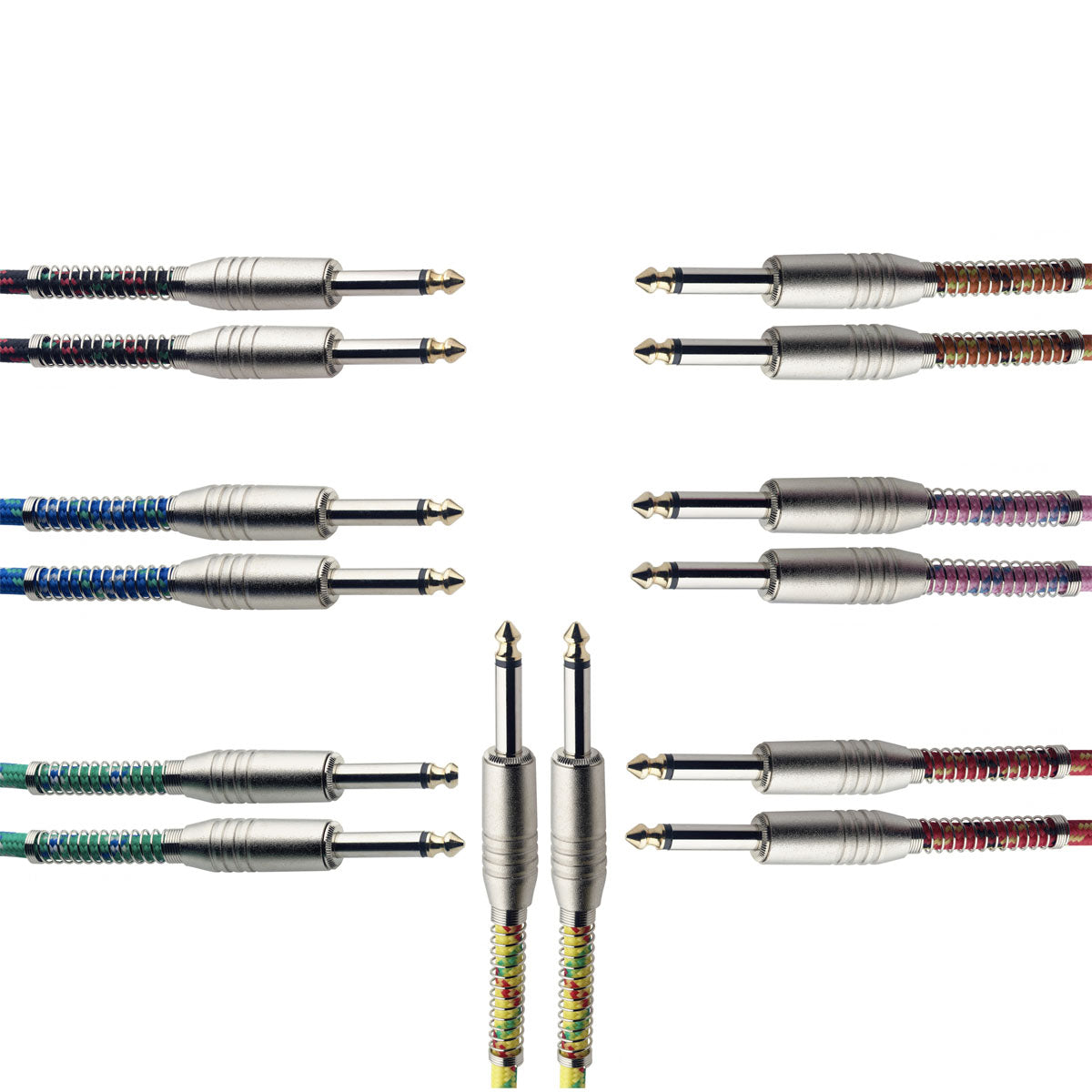 Stagg S-Series Instrument Cable - Vintage Tweed