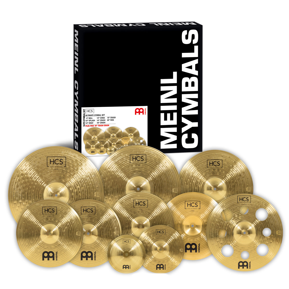 Meinl HCS Ultimate Cymbal Set (9 Cymbals)