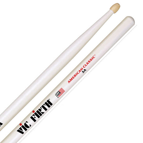 Vic Firth American Classic 5A in White - Wood Tip