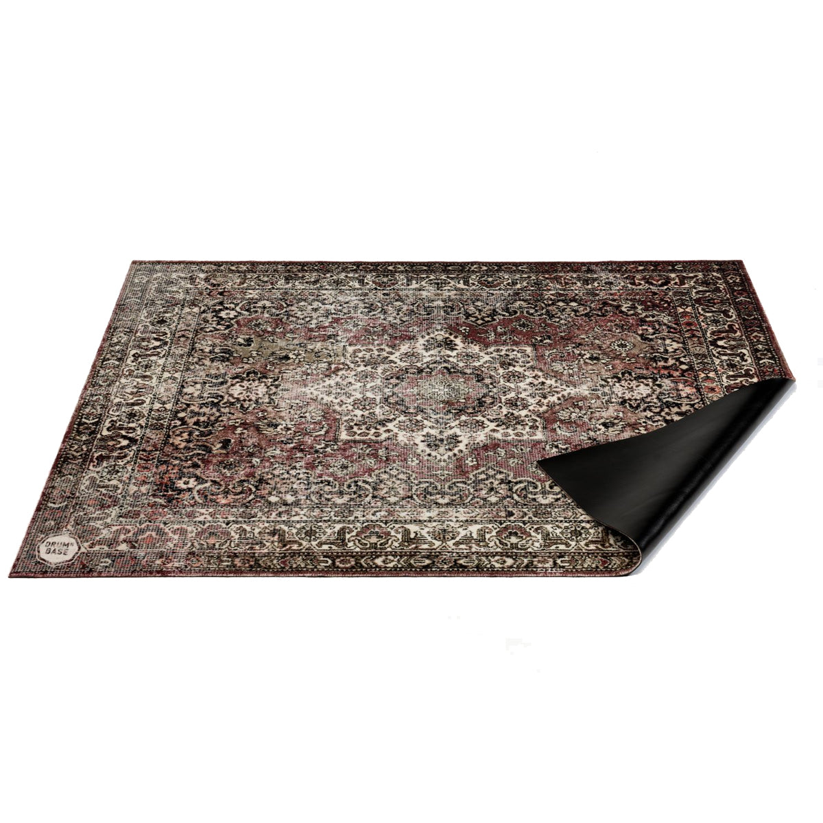 DRUMnBASE Vintage Persian Drum Rug in Classic Worn