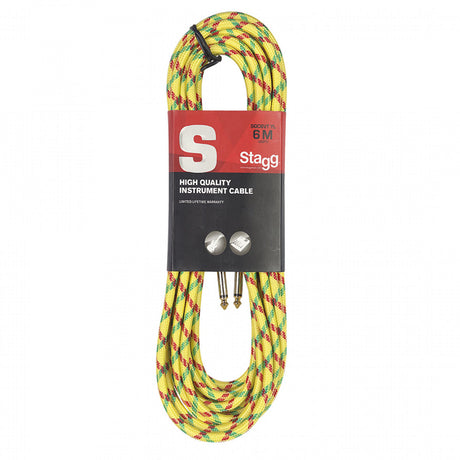 Stagg S-Series Instrument Cable - Vintage Tweed