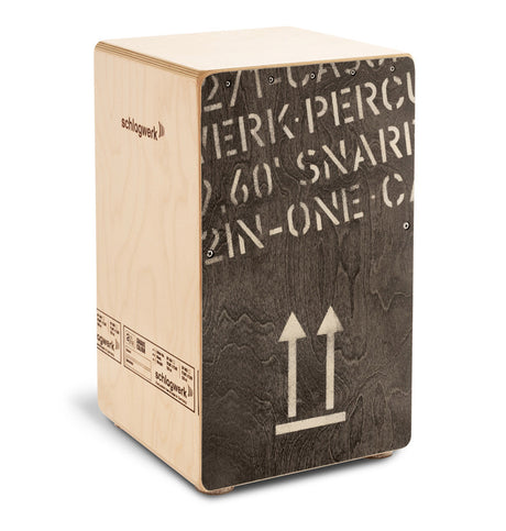 Schlagwerk 2inOne Series Cajon - Black Edition Birch (Large)