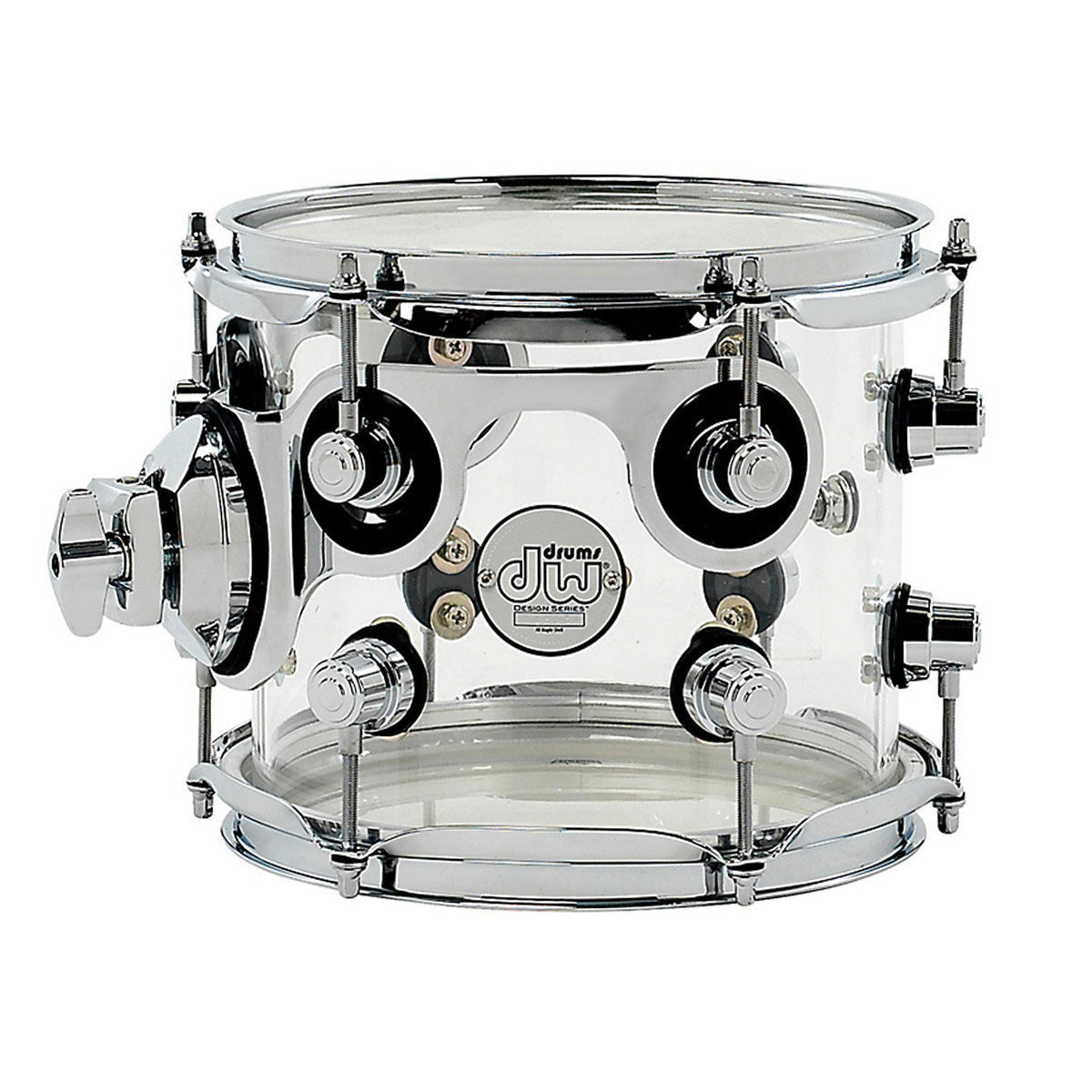 DW Design Series Clear Seamless Acrylic 22" Fusion Shell Pack
