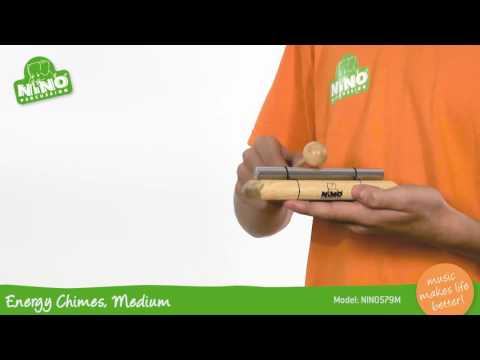 Nino Percussion Energy Chime with Wooden Beater - Medium