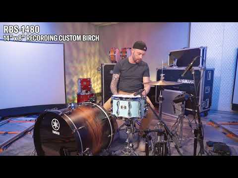 Yamaha Recording Custom 14" x 8" Snare Drum - Surf Green