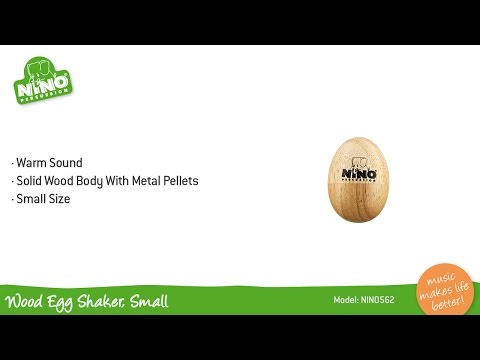 Nino Percussion Wooden Egg Shaker - Small