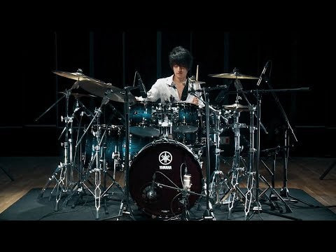Yamaha Live Custom Hybrid Oak Rock Drum Kit - 10",12",16",22" - Earth Sunburst
