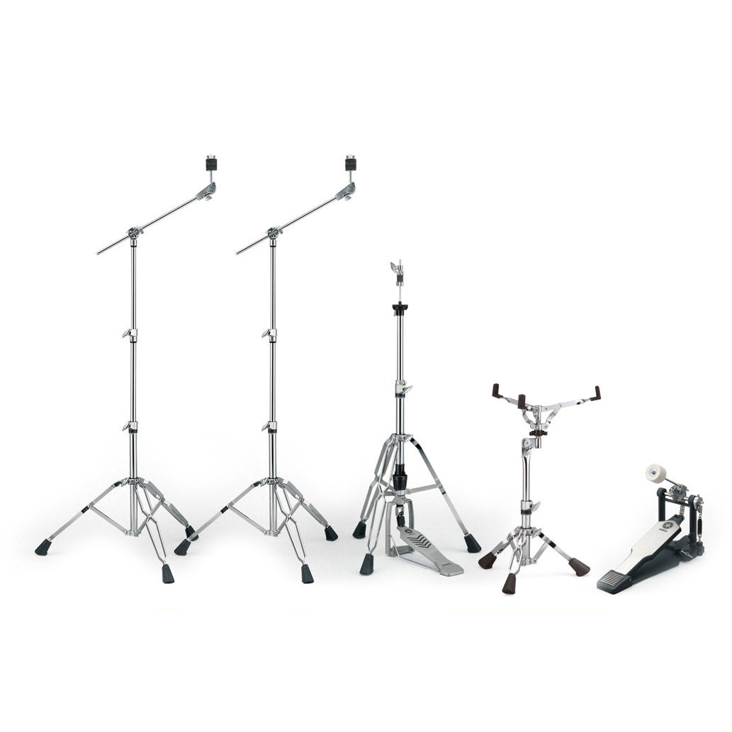 Yamaha 800 Series Double Braced Hardware Pack - x2 Boom Stand, Hi-Hat Stand, Snare Stand & Bass Pedal