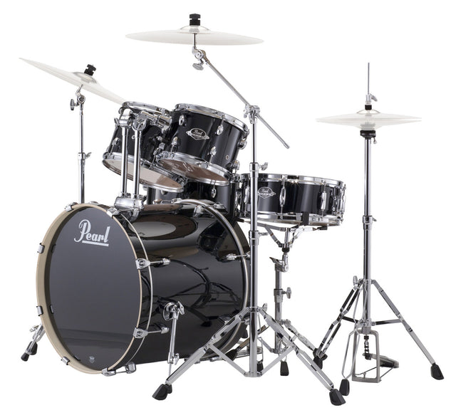 Pearl Export EXX Drum Kit - (22"BD, 10"RT, 12"RT, 16"FT & 14"SD) - Jet Black