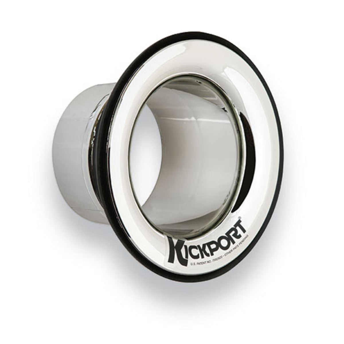 Kickport 4" Bass Drum Sound Hole in Chrome