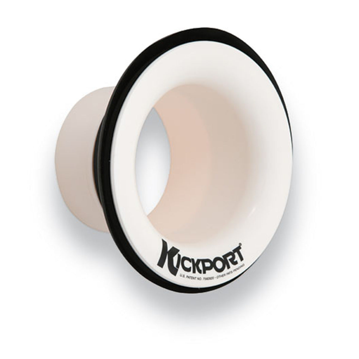 Kickport 4" Bass Drum Sound Hole in White