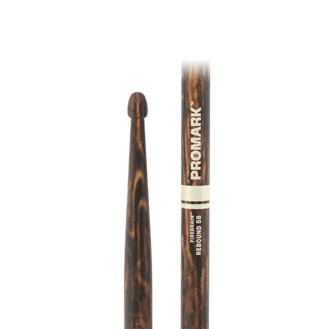 Pro-Mark Rebound FireGrain 5B Hickory Drum Sticks - Wood Tip