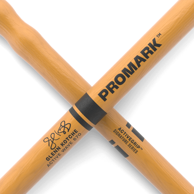 Pro-Mark Signature Glenn Kotche ActiveGrip Hickory Drum Sticks