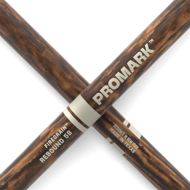 Pro-Mark Rebound FireGrain 5B Hickory Drum Sticks - Wood Tip