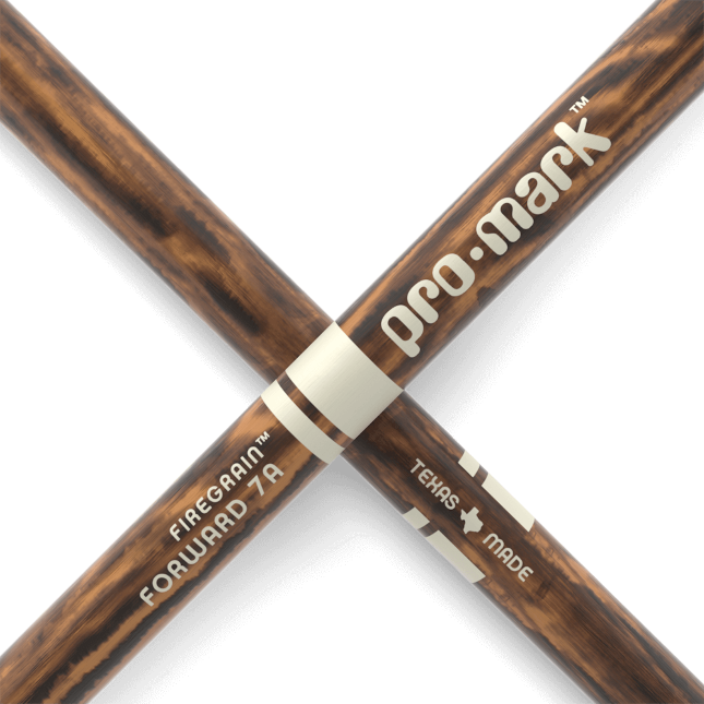 Pro-Mark Classic 7A FireGrain Hickory Drum Sticks - Wood Tip
