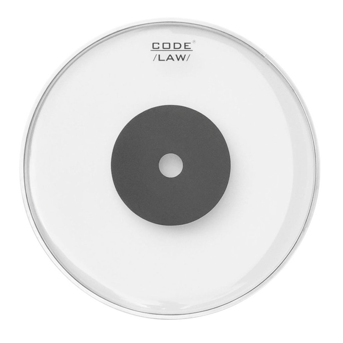 Code Law Drum Heads - Clear Black Dot